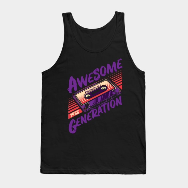 Awesome Generation - Awesome Mix Tank Top by Meta Cortex